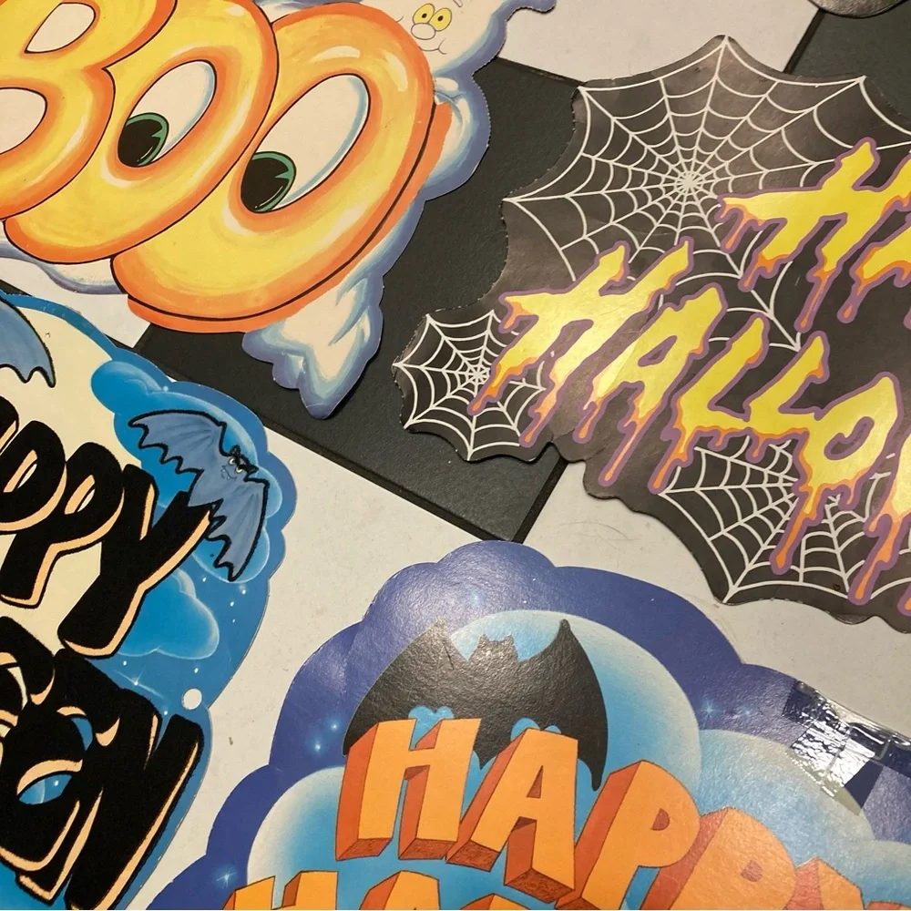 Vintage halloween classroom